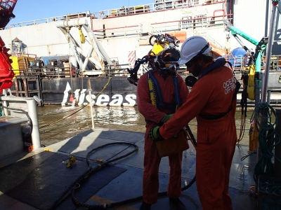 Allseas – Chevron Wheatstone Trunkline Installatrion Project – Above Water Tie-In